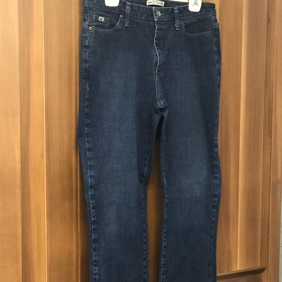 Lee Just Below The Waist Straight Leg Denim Jeans 14S - Picture 8 of 9